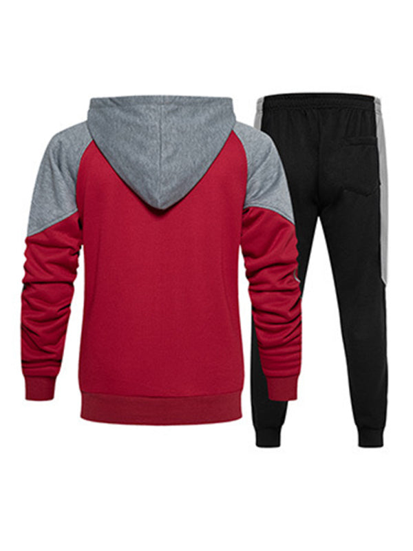 ChatGPT said: Men’s Colorblock Hooded Zip Tracksuit Shop the Look, – 4 Color Combinations