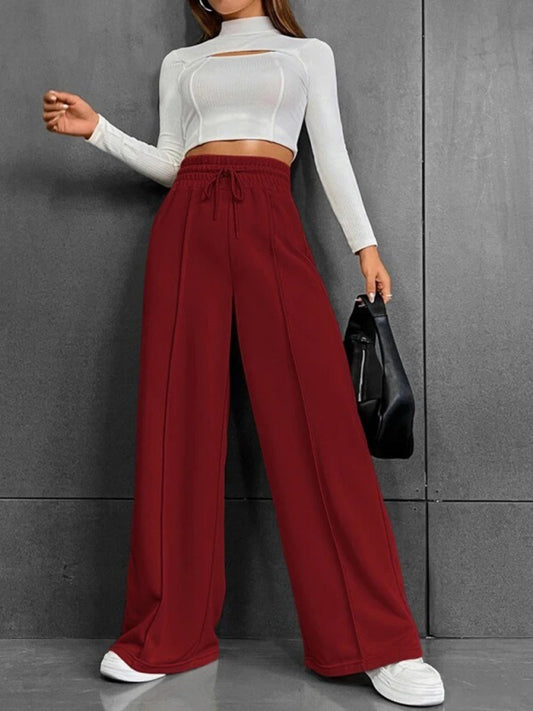 New straight leg loose sweatpants wide leg pants outdoor dance casual trousers, 6 colors
