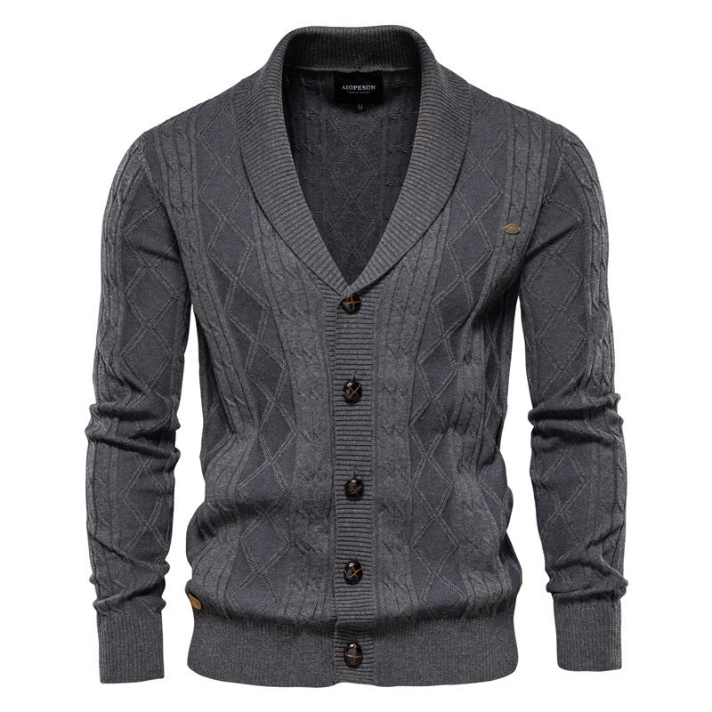 Men's casual  warm long sleeve sweater